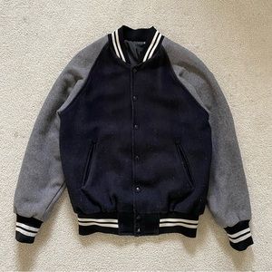 Vintage Wool Blend Varsity Jacket